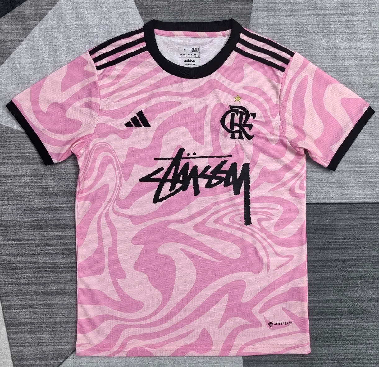 Maillot Flamengo x Stüssy – Édition Rose