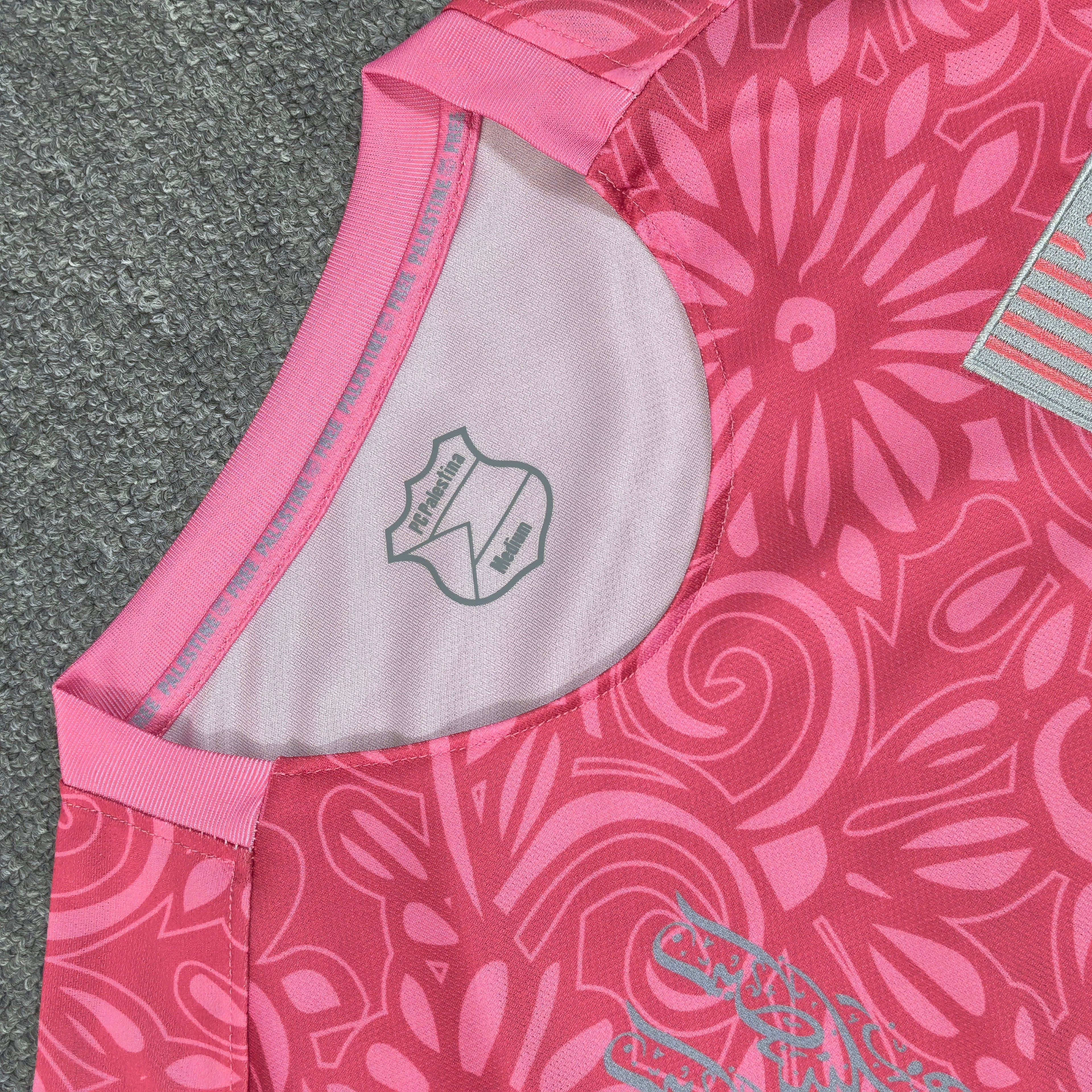 Maillot FC Palestina Rose – Édition Florale